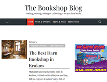 Tablet Screenshot of bookshopblog.com